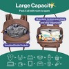 BabbleRoo Diaper Bag Backpack for Stylish Parents, Spacious Baby Bag, Versatile Baby Diaper Bag - 3 of 4