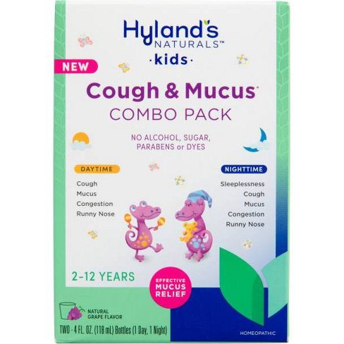 Hyland's Naturals 4 Kids Day & Night Cold 'n Mucus Relief Liquid - 8 fl oz - image 1 of 4