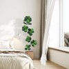 Fiddle Leaf Fig Artificial Tree with White Planter,5ft Faux Plants Indoor with Moss, Fake Rubber Tall Fake Floor Plant in Pot - 4 of 4