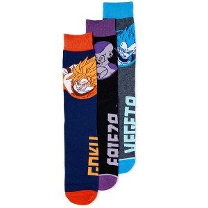 Dragon Ball Z Men's Socks, 3-Pack - 1 of 2