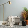 Urban Wild Studio desert check small charcoal Woven Throw Blanket - Deny Designs - 2 of 2
