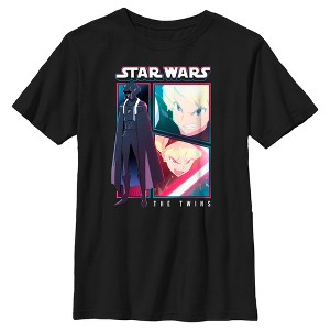 Boy's Star Wars: Visions The Twins Comic Panels T-Shirt - 1 of 4