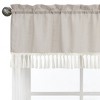 Sweet Jojo Designs Window Valance Treatment 54in. Botanical Leaf Linen Beige Off White - 4 of 4