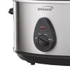 Brentwood 8.0 Quart Slow Cooker Stainless Steel - 3 of 4