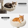 Cat Tree House, Cat Condos, Aesthetic Cats Tree, Hidden Litter Box, Wooden Cats Furniture with Multiple Platforms - 3 of 4