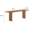 Modway  Amistad 58 Inch Wood Bench - 3 of 3