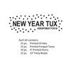 Beistle New Year Tux Assortment for 50 guests includes 125 items Multicolored - 2 of 2