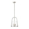 Archis 3-Light Pendant - Nautical Style, Dimmable, Clear Glass Shade, 12" x 15.5" - 4 of 4