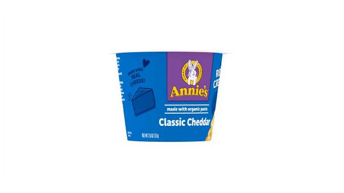 Annie&#39;s Classic Deluxe Microwavable Mac &#38; Cheese Cup - 2.6oz, 2 of 12, play video