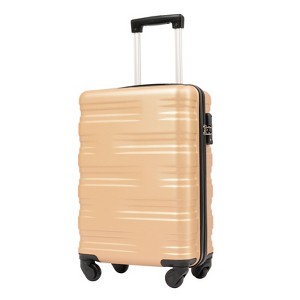 20" Carry On Luggage, Hardshell Expandable Suitcase with TSA Lock, Quiet Spinner Wheels, Top and Side Handles for Travel - 1 of 4
