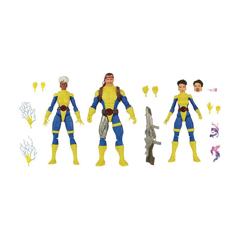 Forge, Storm, and Jubilee 6-inch Scale Three-Pack | The Uncanny X-Men | Marvel Legends 60th Anniversary Action figures, 3 of 7