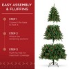 Best Choice Products Pre-Lit Pre-Decorated Holiday Spruce Christmas Tree w/ Tips, Lights, Metal Base - 4 of 4