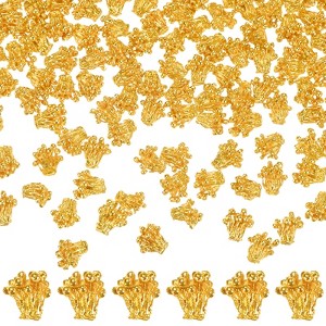 Unique Bargains Metal Alloy Flower Blossom Connectors Bead Caps Jewelry Necklace 200 Pcs - 1 of 4
