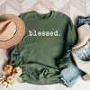 Simply Sage Market Women's Graphic Sweatshirt Blessed Typewriter - 3 of 4