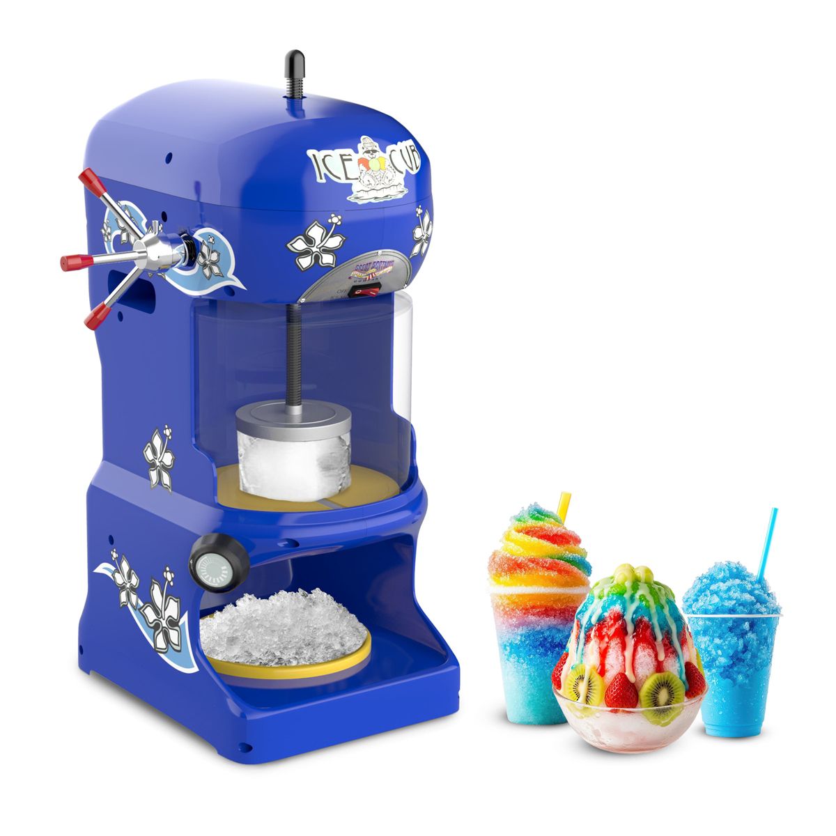 Great Northern Popcorn Shaved Ice Machine - Blue