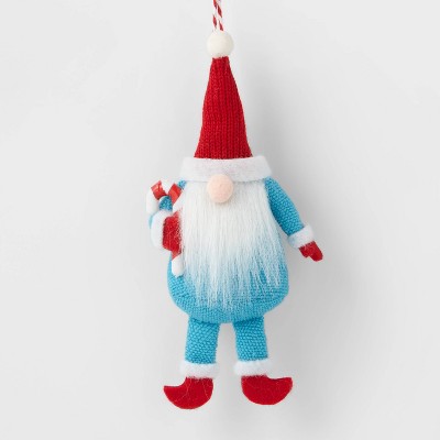 Gnome with Candy Cane Christmas Tree Ornament - Wondershop™