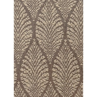 Summer Flora Mocha Dralon Acrylic Indoor Outdoor Pillow