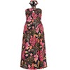 Women's Plus Size Peta Print Maxi Dress - black | CITY CHIC - 4 of 4