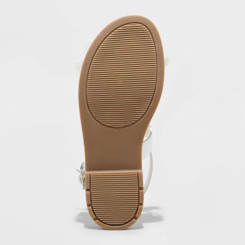 Kids' Melody Ankle Sandals - Cat & Jack™ White, 5 of 14