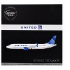 Boeing 737 MAX 9 Commercial Aircraft "United Airlines" White with Blue Tail "Gemini 200" 1/200 Diecast Model by GeminiJets - 3 of 3