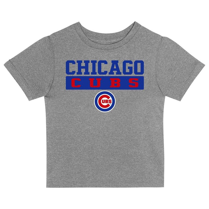 MLB Chicago Cubs Toddler Boys&#39; 2pk T-Shirt, 2 of 4