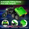 Costway 2 Seater Ride On UTV 24V Kids Electric Vehicle Dump Truck with Remote Control Dump Bed and Extra Shovel - 3 of 4