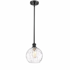 Athens Water Glass - 1 Light Mini Pendant In Industrial Style-10 Inches Tall and 8 Inches Wide - 1 of 1