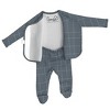 Bonsie Skin to Skin Babywear - Footie - Crisscross - 4 of 4