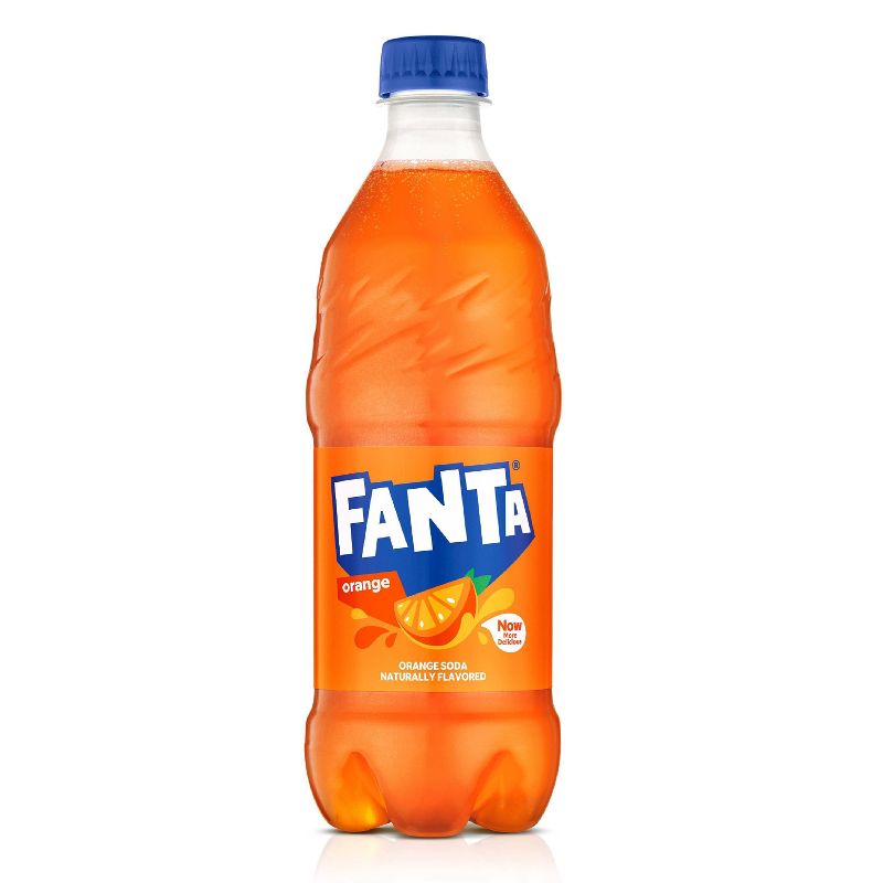 Fanta Orange Soda - 20 fl oz Bottle, 1 of 10