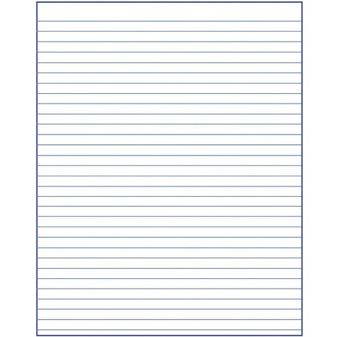 ruled writing paper 8 12 x 11 inches no margin white 500 sheets