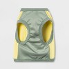 Spacer & Mesh with Zipper Centerback Cooling Dog and Cat Vest - Green - Boots & Barkley™ - 3 of 4