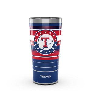 MLB Texas Rangers 20oz Hype Stripes Stainless Steel Tumbler - 1 of 4