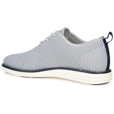 Vance Co. Vance Mens Medium and Wide Width Mens Novak Knit Lace-up Round Toe Dress Shoe, Grey 10.5 — фото 6