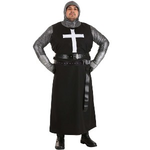 HalloweenCostumes.com Men's Plus Size Dark Crusader Costume - 1 of 4