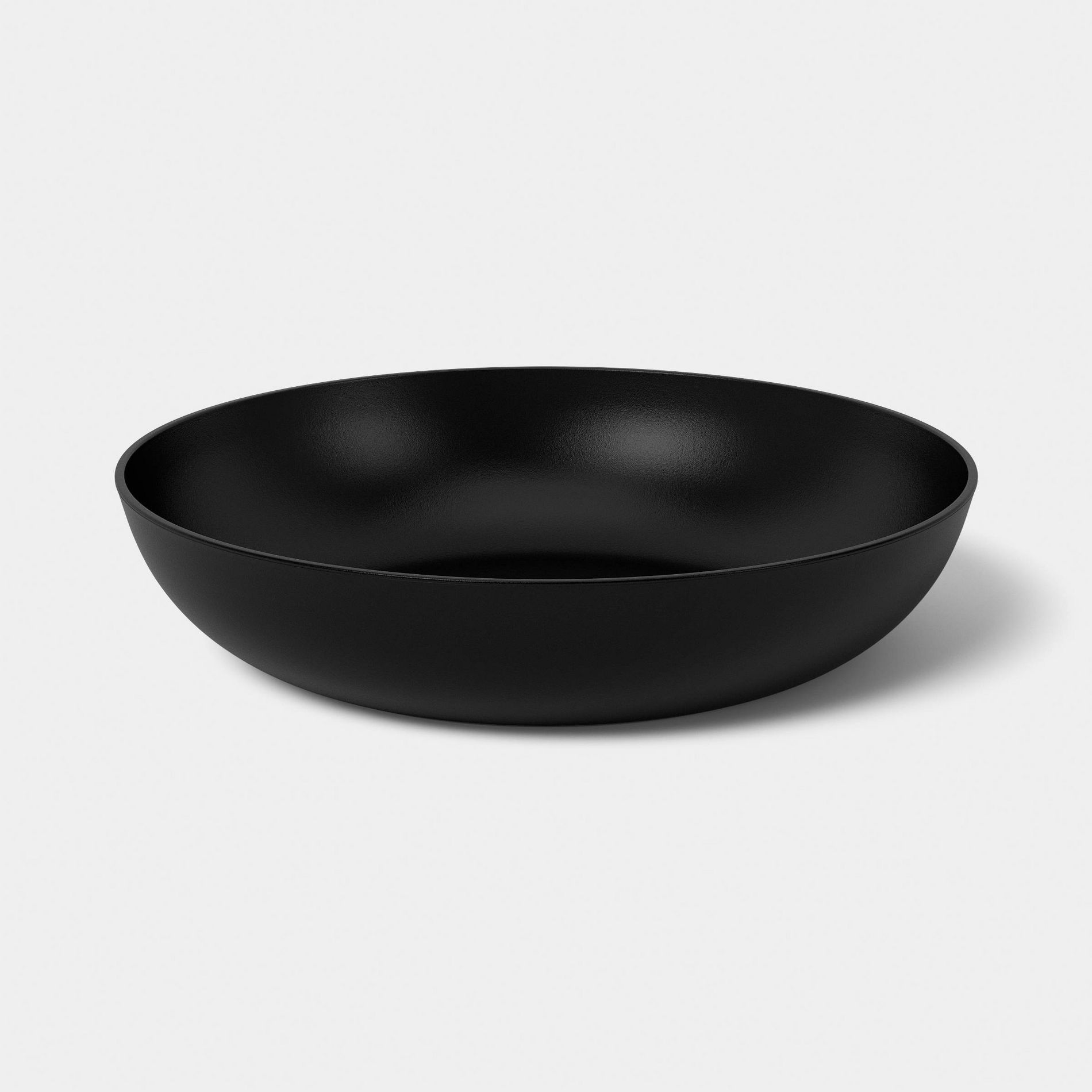 Recycled Poly Pro Dinner Bowl Black - Room Essentials™