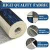 Modern Washable Rug - Non-Slip Geometric Pattern, Stain Resistant for Living Room, Bedroom, Office - 3 of 4