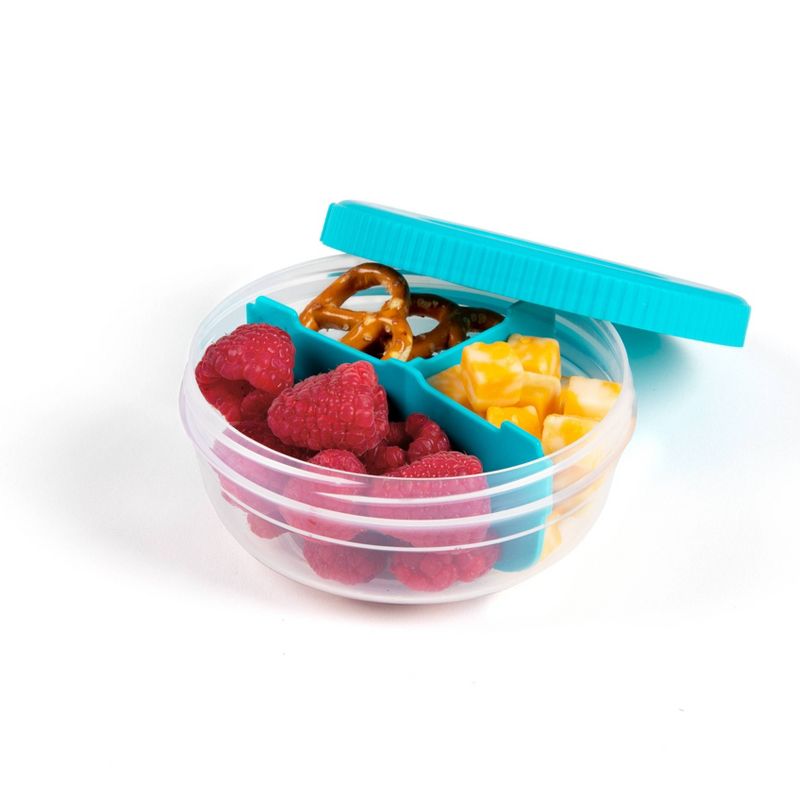 SnapLock Snack Stack Food Storage Container - Clear - 3pk, 3 of 6