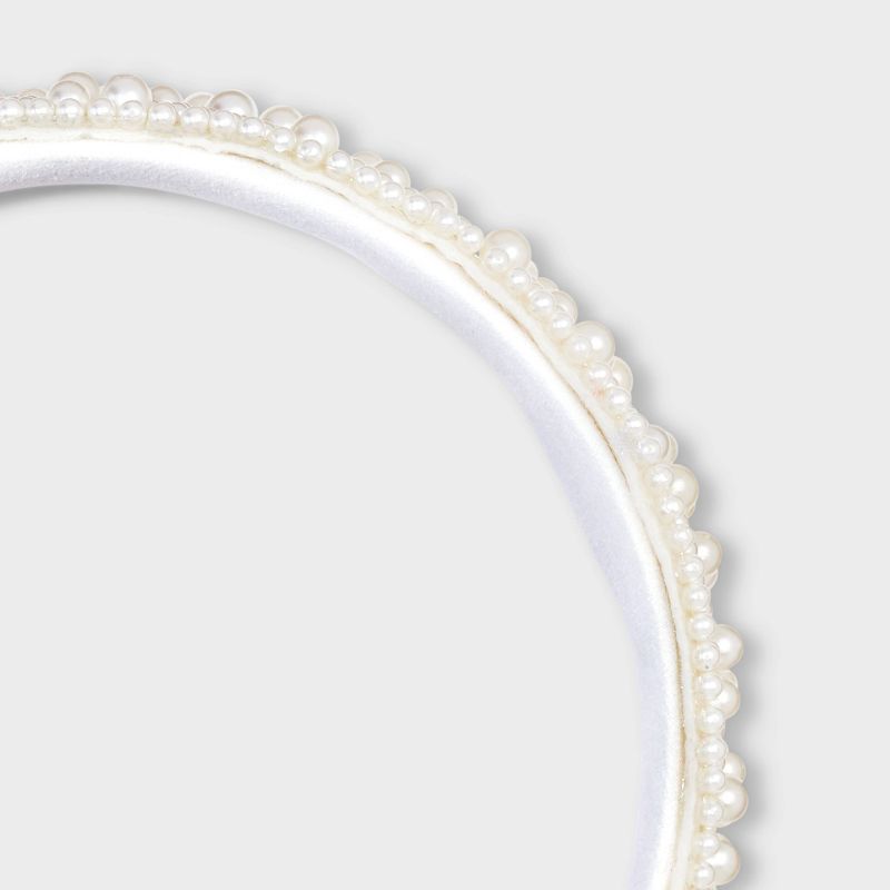 Pearl Covered Headband - A New Day&#8482; White, 4 of 8