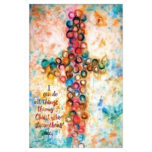 Trends International Ivan Guaderrama - Steadfast-Versiculo Framed Wall Poster Prints - 1 of 4