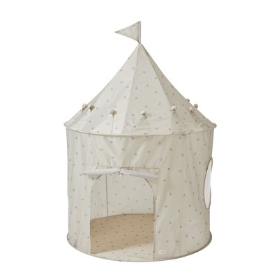 3 Sprouts Kids Recycled Fabric Play Tent - Blueberry Taupe