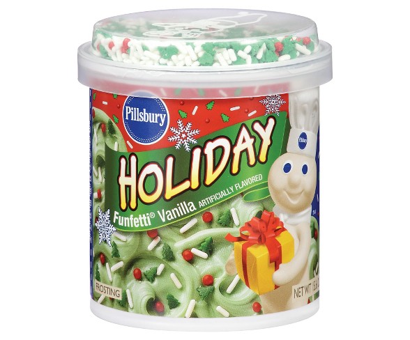 Pillsbury Holiday Funfetti Vanilla Frosting - 15.6oz