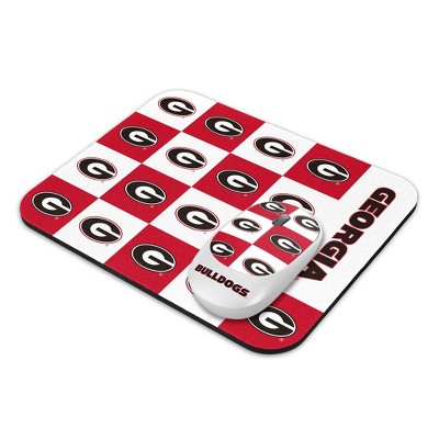 NCAA Georgia Bulldogs Mouse and Mousepad Set