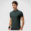 Anna-Kaci Active Men's Athletic Fit Polo Shirt with Short Sleeves and Three-Button Placket for Casual and Sport Styling - 2 of 4