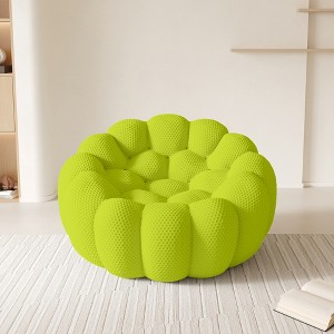 WJSHome Single Bubble Couches for Living Room, Memory Foam Round Bubble Sofa, 3D Honeycomb Shape Curved Sofas for Living Room, Small Space - 1 of 4