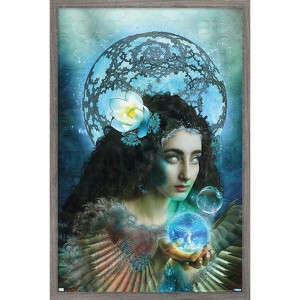 Trends International Jena DellaGrottaglia: Cosmic Zodiac - Aquarius Framed Wall Poster Prints - 1 of 4