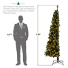 Karl Home Half Christmas Tree with 230LED Lights - 2 of 4