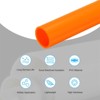 Unique Bargains High Impact Water Plumb Cable Sleeve PVC Rigid Round Pipes 20" Length - 3 of 4