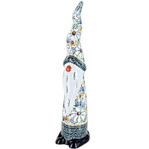 Blue Rose Polish Pottery AD42 Galia Tall Gnome - 1 of 2