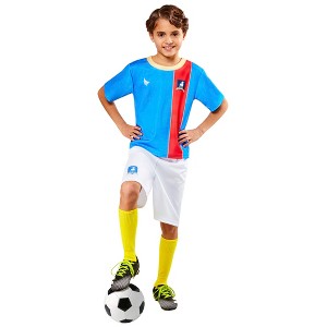 Rubies Ted Lasso AFC Richmond Soccer Uniform Boy's Costume - 1 of 2