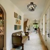 PAKOKULA Farmhouse 3-Light Industrial Black Bowl-shape Semi-Flush Mount Ceiling Light - 4 of 4